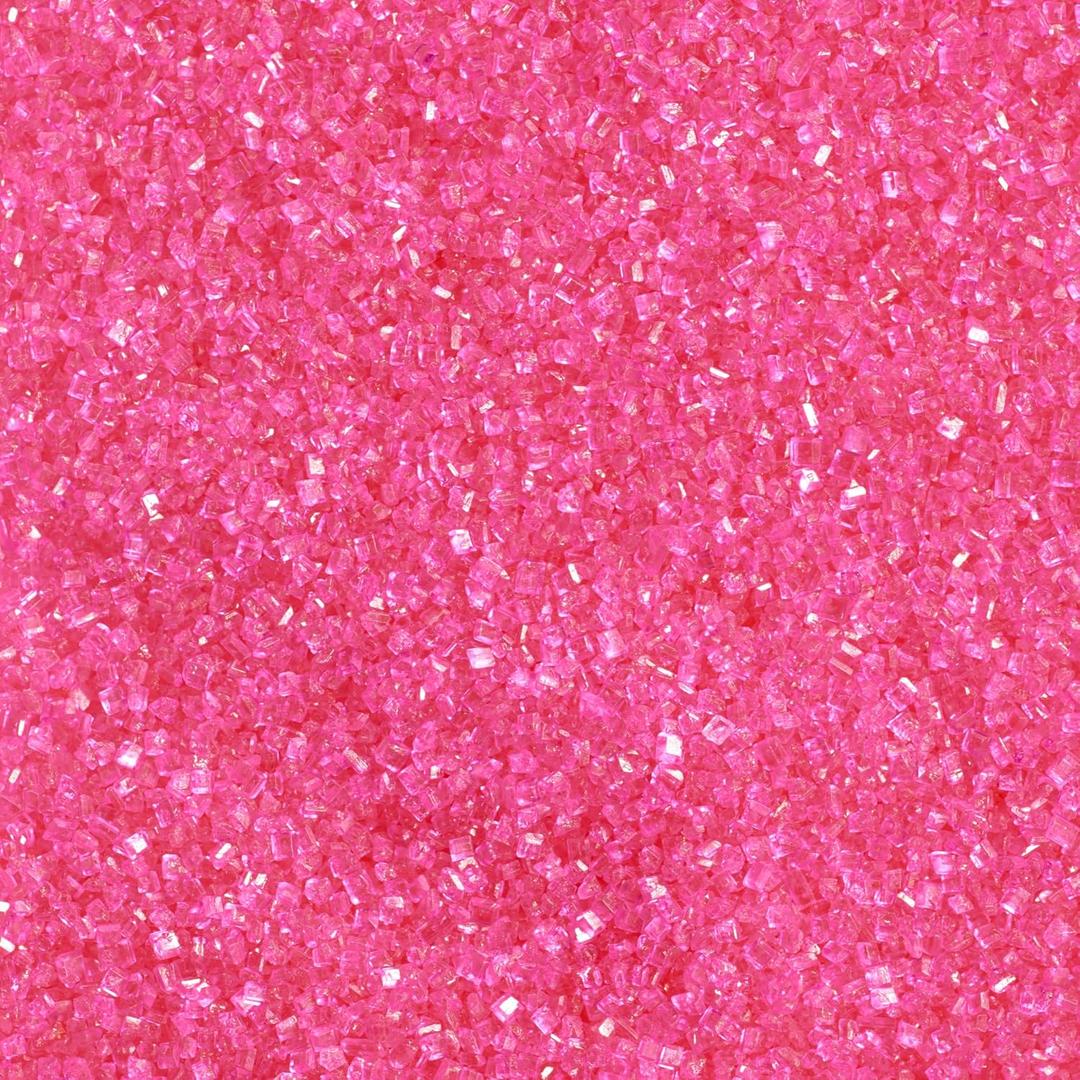 DecoPac Sanding Sugar | Pink Edible Sugar Sprinkles | 33oz | Edible Sanding Sugar in Handheld Container | Made In USA | Sugar Sprinkle Mix For Cakes, Cupcakes, Cookies, Extra Large Pack | 33 Ounce - Pink