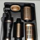 Nicebay Hair Dryer Brush Blow Dryer Brush in One, Hot Air Brush Set for Straightening/Drying/Curling, Oval Brush, Multi-Temperature Settings, Detachable Design for Women