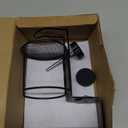 2 in 1 Desk Cup Holder with Headphone Hanger Holder, Anti-Spill Clip-On Table Cup Hook with 360 Rotation for Lawn Chair, Office Home Gaming Table (1 Pack)