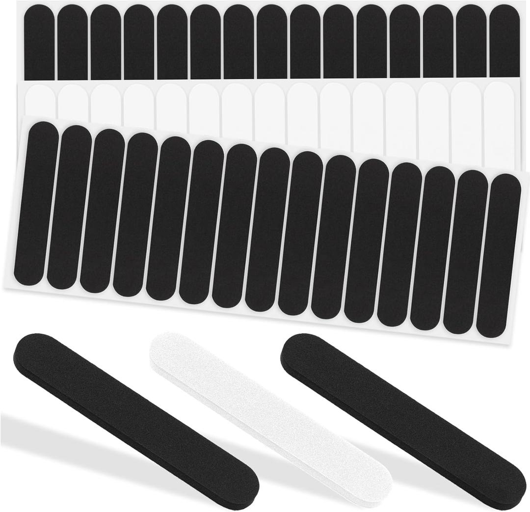 45PCS Hat Size Tape, Hat Size Reducer, Foam Reducing Tape for Hats Caps Sweatband(Black and White)