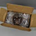 SHUTTLE GENIUS 1/2 Inch Overlay Cabinet Hinges, Antique Copper, 50 Pack(25 Pairs), Self Closing, Semi-Concealed Face Mount