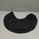 WOMACO Dining Room Bench Covers Stretch Spandex Upholstered Bench Seat Cushion Slipcovers for Kitchen Dining Bench Seat Protector (Black, Medium)