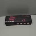 Travel Dual Voltage Hair Dryer Brush, Small Hot Air Brush for European Travel, Compact 2 Inch One Step Blowout and Volumizer Hair Blow Dryer with Oval Design, Rose Gold