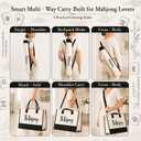 4Pcs Crossbody Mahjong Tile Bag Set for American Tiles and Racks, Large
