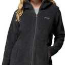 Columbia Women's Benton Spring II Long Hoodie (Medium, Charcoal Heather)