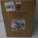 3-Piece Lighted Polar Bear Family - Large All-Weather Outdoor Christmas Decorations for Front Yard, Lawn, or Indoor Use with 140 Pre-Strung Lights, Zip Ties, Ground Stakes, Extension Cord - White