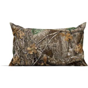 Northwest Realtree Pillowcase, Hunting Dcor, Men's Bedding, Camouflage Cabin Sheets, Set 2-Pack, 20" x 28", Xtra Green Camo