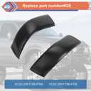 Upgraded Roof Molding, 2 Pcs Left & Right Roof Side Trim Molding Compatible with Ford Vehicle 1999-2007 F250 350 450 550 Super Duty (Regular Cab & Crew Cab), Replace#YC3Z-2551728-PTM YC3Z-2551729-PTM