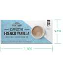 Grove Square Cappuccino Pods, French Vanilla, Single Serve, 50 Count (Pack of 1) - (EXP 04/20/27)