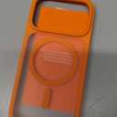 TORRAS Magnetic Shockproof for iPhone 17 Pro Case, Compatible with MagSafe, MilitaryGrade Drop Protection, Camera Control, DIY Button, Slim Translucent Phone Case for iPhone 17 Pro, Orange