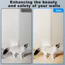 Wall Corner Protector - 4PCS, 16"x1.18" - Self Adhesive Clear Corner Protectors for Walls, Cabinet Doors, Edge Protector Trim; Easy to Install Corner Guards for Walls (40.6cm x 3cm)