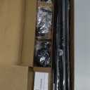 Zeerobee Curtain Rods for Windows 48 to 84, 1 Inch Adjustable Heavy Duty Black Curtain Rod, Outdoor Indoor Room Divider Modern Drapery Pole, 48-86"