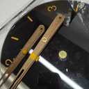 SHISEDECO Classical Large Modern Metal Frame Pendulum Wall Clock Black 24"
