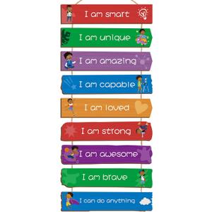 Chunful Set of 9 Boys Room Bedroom Decor Boys Inspirational Wall Decor Wood Hanging Plaque Motivational Kids Bedroom Wall Sign for Kids Teenage Toddler(Black Boy)