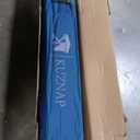 12x12 Pop up Canopy Tent Patented EZ Set up Instant Outdoor Canopy with Wheeled Carry Bag Bonus 4 Weight Sandbags, 8 Stakes and 4 Ropes Blue