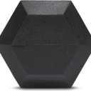 Amazon Basics Rubber Hex Dumbbell Hand Weight, 20 LB