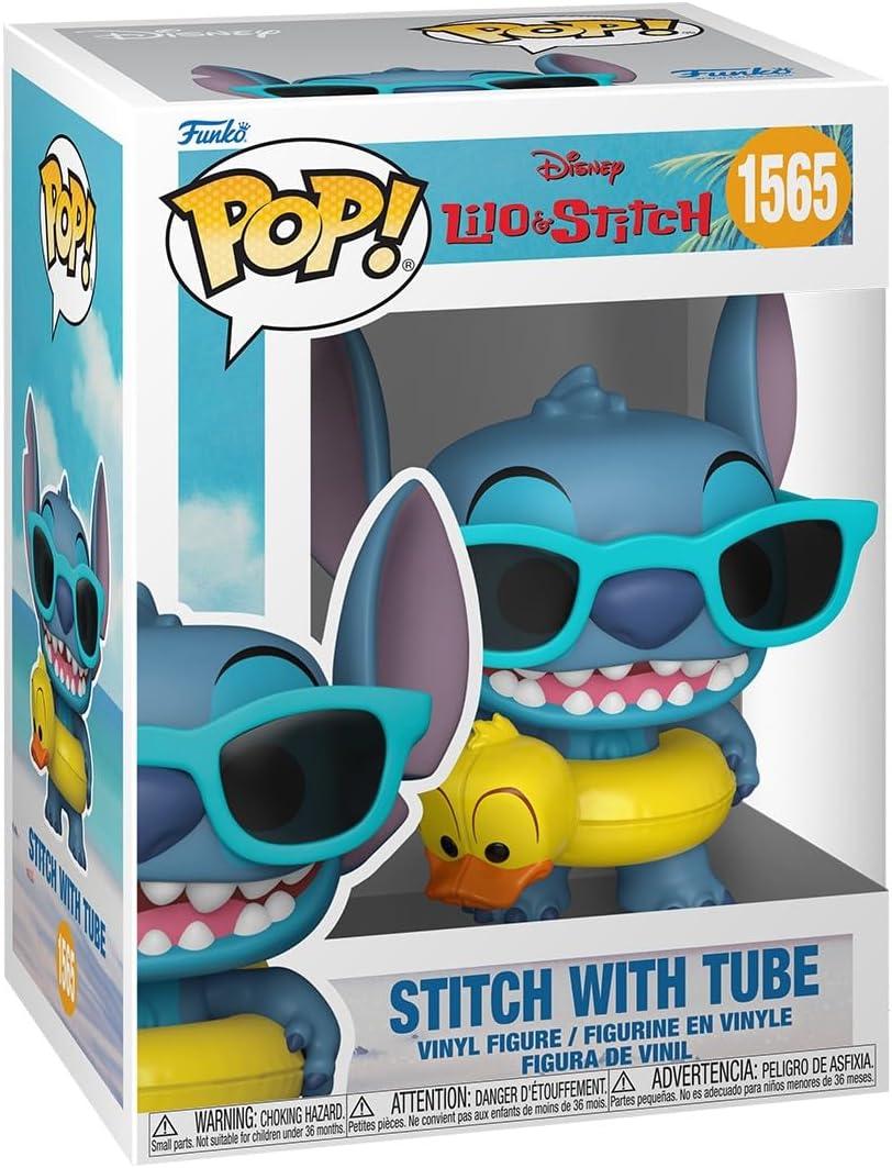 Funko Pop Disney: Lilo and Stitch - Stitch with Tube - Collectable Vinyl Figure - Gift Idea - Official Merchandise - Toys for Kids & Adults - Cartoon/Animation Fans - Model Figure for Collectors