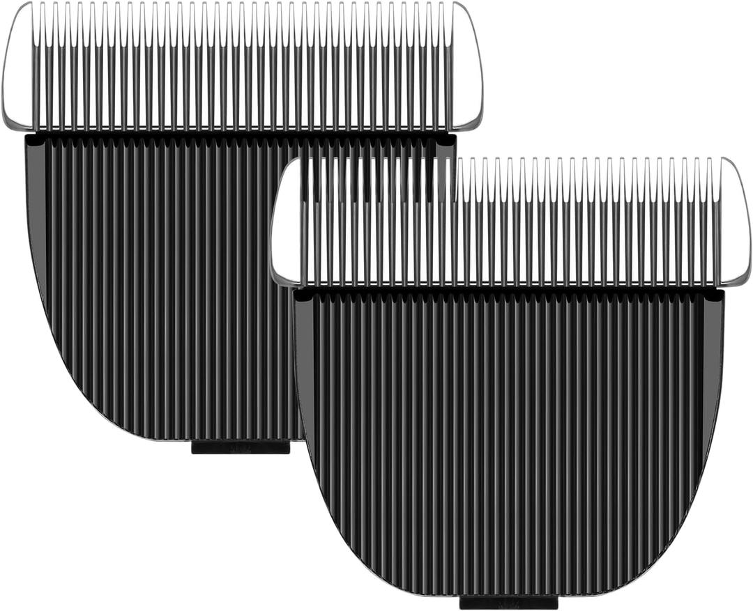 2 Pack Dog Grooming Replacement Blades Compatible with ONEISALL Dog Low Noise Dog Clipper & Dog Hair Vacuum Clipper,Made of Stainless Steel Pet Clipper Blade (Size 30 1/50"(0.5mm))