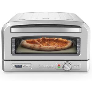 Cuisinart Indoor Pizza Oven  Versatile Temp range reaches 700F  Bake 12 Pizzas in Minutes  Portable Countertop Pizza Oven  Stainless Steel  CPZ-120