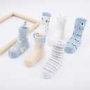 Aroveea Non Slip Grip Ankle Baby Socks 12 Pack for Toddler Boys and Girls Kids,Infant Cute Cotton Baby Socks