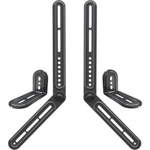 Mounting Dream Soundbar Mount Fits Most Sound Bars Up to 15 lbs, Mounting Soundbar Above or Under TV, Sound Bar Mounting Brackets for TV, Sound Bar Mount with Detachable Extension Plates MD5422