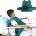 Vest Restraint Suit for Bed/Wheelchair, Anti Fall Elderly Bed Restraint with Back Zipper Closure, Sturdy Chest Restraint Band for Seniors with Dementia (XL)