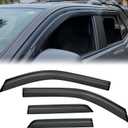 JOYTUTUS Low Profile Rain Guards Compatible with 2025 2026 Toyota 4Runner, Outside Mount Window Vent Visor Tape-On Window Deflectors | No-Gap Design | Reduces Wind Noise & Rain