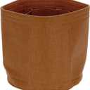 uxcell Purse Organizer Insert, 8" x 8" Portable Felt Organizer Bags Round Multiple Compartments Purse Liner for Bucket Bag, Domed Satchel, Tote Bag, Handbag Shaper, Camel