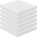 Frienda 6 Pack 2" X 26" X 26" Upholstery High Density Foam Cushion White Square Seat Replacement Cushion or Commercial Use Stuffing Craft Foam Couch Chair Padding DIY Projects