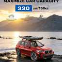 Wonderdriver 330lbs Lockable Roof Rack Cross Bars Compatible with BMW X3 G01 2018-2026 (Not for G45), Heavy Duty Aluminum Roof Rails Crossbars Black Rooftop Cargo Carrier