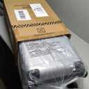 20 Inch Expandable Luggage Hardside Suitcase with Spinner Wheel and TSA Lock-Silver
