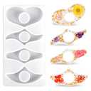 2 set Silicone Resin Mold for Thumb Book Page Holder,Reusable Bookmark Mold Handmade Thumb Bookmark Casting Mold Silicone Mould for DIY Reading Accessory for Book Lovers Readers Students
