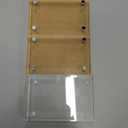 Juvale Magnetic Acrylic Picture Frame - 3 x 2 x 1.2 in Wallet-Size, Clear Polished - Mini Photo Frames Set of 2 for Tabletop & Desktop Photo Display (Medium)