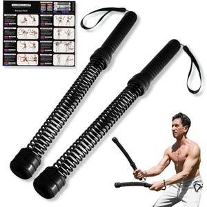 2 x X1 Go Ropeless Battle Rope for Home Gym, HIIT Workouts, Low-Impact Cardio Training (Pulse Black-1.3lb)