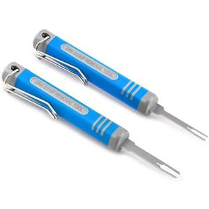 JRready ST5353 2Pcs Wire Terminal Removal Tool Kit 2mm Pin Connector Removal Tool 3mm Micro Terminal Remover Pin Extractor Pin Out Tool Kit for Mechanical and Electrical Repair