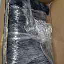 5x7 Ft Large Shag Rugs for Bedroom Living Room Decor for Men Boys, Tie Dyed Ultra Soft Fluffy Furry Area Rug for Indoor Floor, Aesthetic Carpet for Home Decor (Dark Grey)