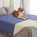 Ameritex Waterproof Dog Bed Cover Pet Blanket with Anti-Slip Back for Furniture Bed Couch Sofa (30x90 Inch (Pack of 1), Violetblue)