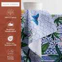 Maison d' Hermine 100% Cotton Cloth Napkins Set of 4 Everyday Reusable Square Napkins Cloth Washable Dinner Party Wedding Restaurant Hotel Kitchen Spring Summer (Passiflora, 20" x 20")
