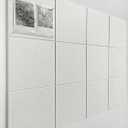 Quilting Design Wall Panels - 12 Pack of 11.8'x11.8' Felt Wall Tiles for Quilt Design Board with Adhesive Tabs - Quilters Sewing Room Decor - White