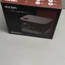 3-in-1 Projector 4K Supported, AURZEN BOOM 3 Smart Projector with WiFi and Bluetooth, 3D DoIby Audio & 36W Speakers, Auto Focus & Keystone, Netflix Official 500 ANSI Home Outdoor proyector, Black