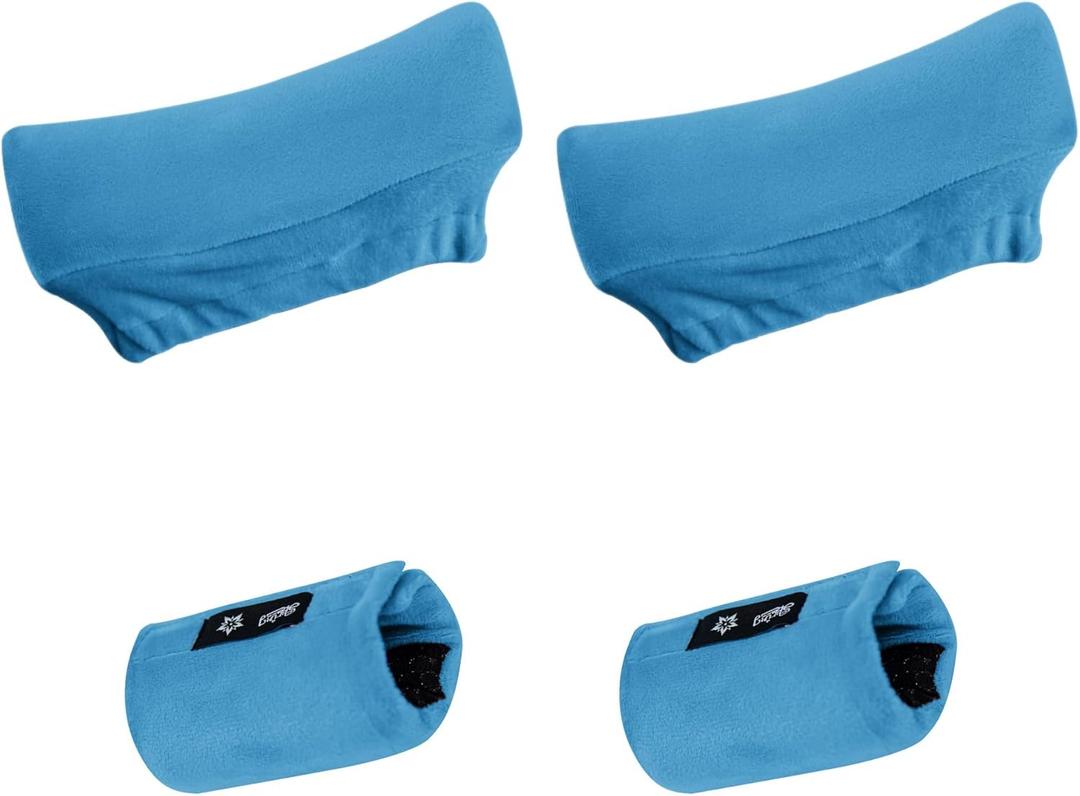 SPRING SEAON Underarm Crutch Pads, Velvet Padded Crutches Covers Non Slip Padding Cushion Crutch Accessories, Dark blue SPRING SEAON Underarm Crutch Pads, Velvet Padded Crutches Covers Non Slip Padding Cushion Crutch Accessories, Dark blue