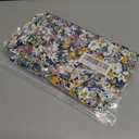 POPZONE Women Maxi Skirt Floral Boho Tiered Fall Summer Flowy Skirts Casual High Waist Long Skirts for Women (S)