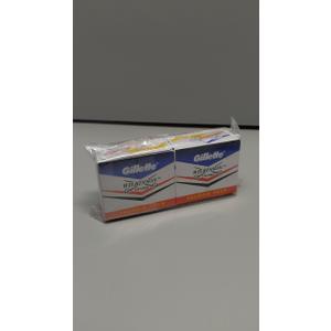 Gillette Saloon Double Edge Razor Blades, 5 Tucks of 10 Blades Each, Pack of 2.