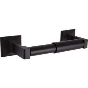 Millbridge Wall-Mounted Toilet Paper Holder for Bathroom, Black, Stylish and Easy to Install  Design House, 544569