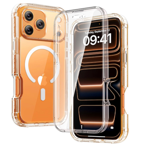 Diaclara Magnetic Designed for iPhone 17 Pro Max Case Full Body Bumper,[Compatible with MagSafe] Military Drop Proof Cover with Built-in Touch Sensitive Anti-Scratch Screen Protector