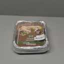 8x8 Square Aluminum Baking Cake Pans with Lids - 20 Pack Foil Pan For Cooking, Heating, Baking Cakes, Storing, Roasting or Homemade Breads - Aluminum Baking Pans Disposable - Bottom: 6.5x6.5