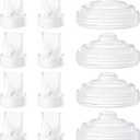 12 Pack Pump Parts, 8PCS Duckbill Valves 4PCS Silicone Diaphragm Compatible with Momcozy M5, Replace Mom Cozy M5 Replacement Parts