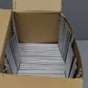 Zonon 60 Pcs H Stakes for Yard Signs 16.5'' x 7'' Heavy Duty Metal H Frame Wire Stakes Weatherproof Metal Holder for 4mm 5mm Corrugated Signs Guidepost Yard Decoration