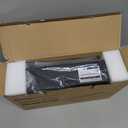 Bonsenkitchen Vacuum Sealer Machine, Stainless Steel Food Sealer Vacuum Sealers with 1 Roll & 5 Bags, 5 Food Vacuum Modes, Built-in Cutter & Bag Storage (Silver Black)