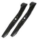 Caltric 2 Pack 46" Deck Blade Compatible with Troy Bilt Mustang 46 XP 2013-2019/942-04244A 742-04290